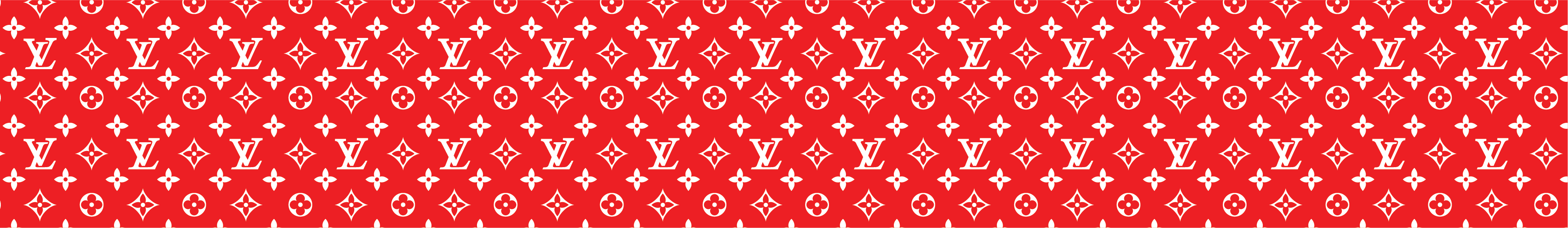 Louis Viutton RED Universal Winshield Banner